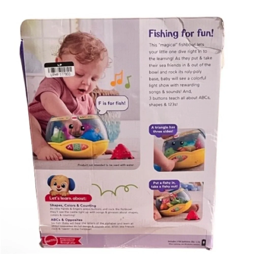 🆕- Fisher-Price Laugh & Learn Magical Lights Fishbowl.